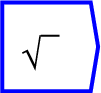 \includegraphics[height=10mm]{images/squareRoot}% WIDTH=48 HEIGHT=45 