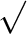 $\surd $% WIDTH=27 HEIGHT=34 