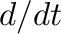 $d/dt$% WIDTH=61 HEIGHT=34 