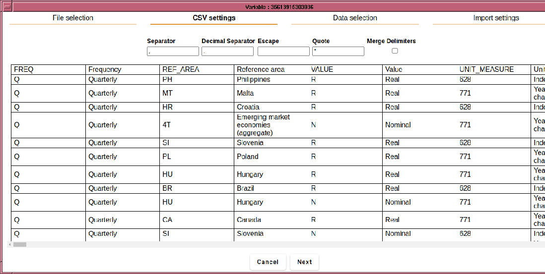 \resizebox{\textwidth}{!}{\includegraphics{images/CSVimportDialog-CSVSettings}}% WIDTH=527 HEIGHT=265 