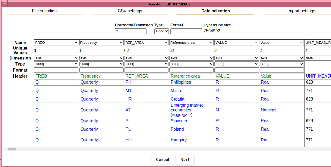 \resizebox{\textwidth}{!}{\includegraphics{images/CSVimportDialog-DataSelection}}% WIDTH=527 HEIGHT=265 