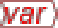\resizebox{!}{2ex}{\includegraphics{images/var.eps}}% WIDTH=28 HEIGHT=13 
