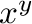 $x^{y}$% WIDTH=32 HEIGHT=24 