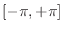 $[-\pi,+\pi]$
